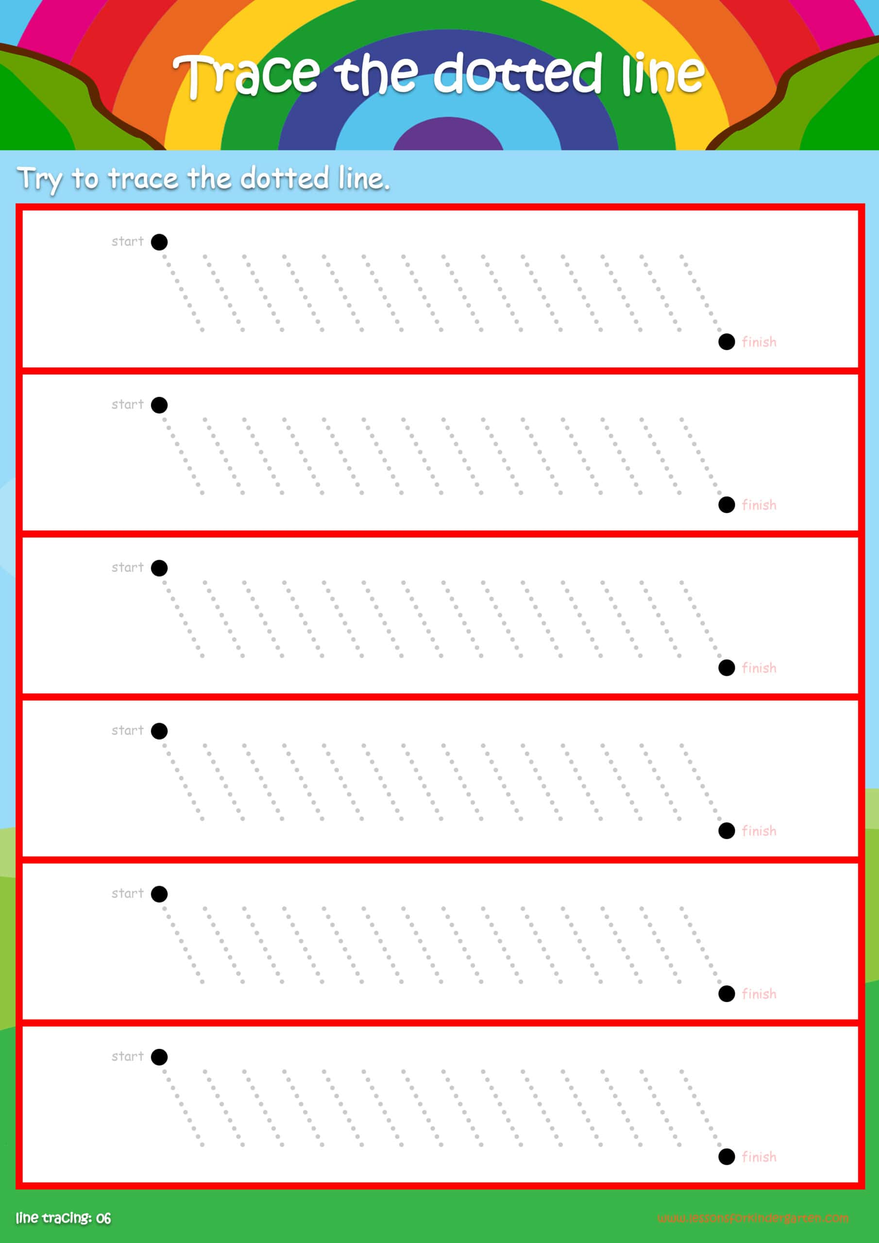 Line Tracing Worksheets