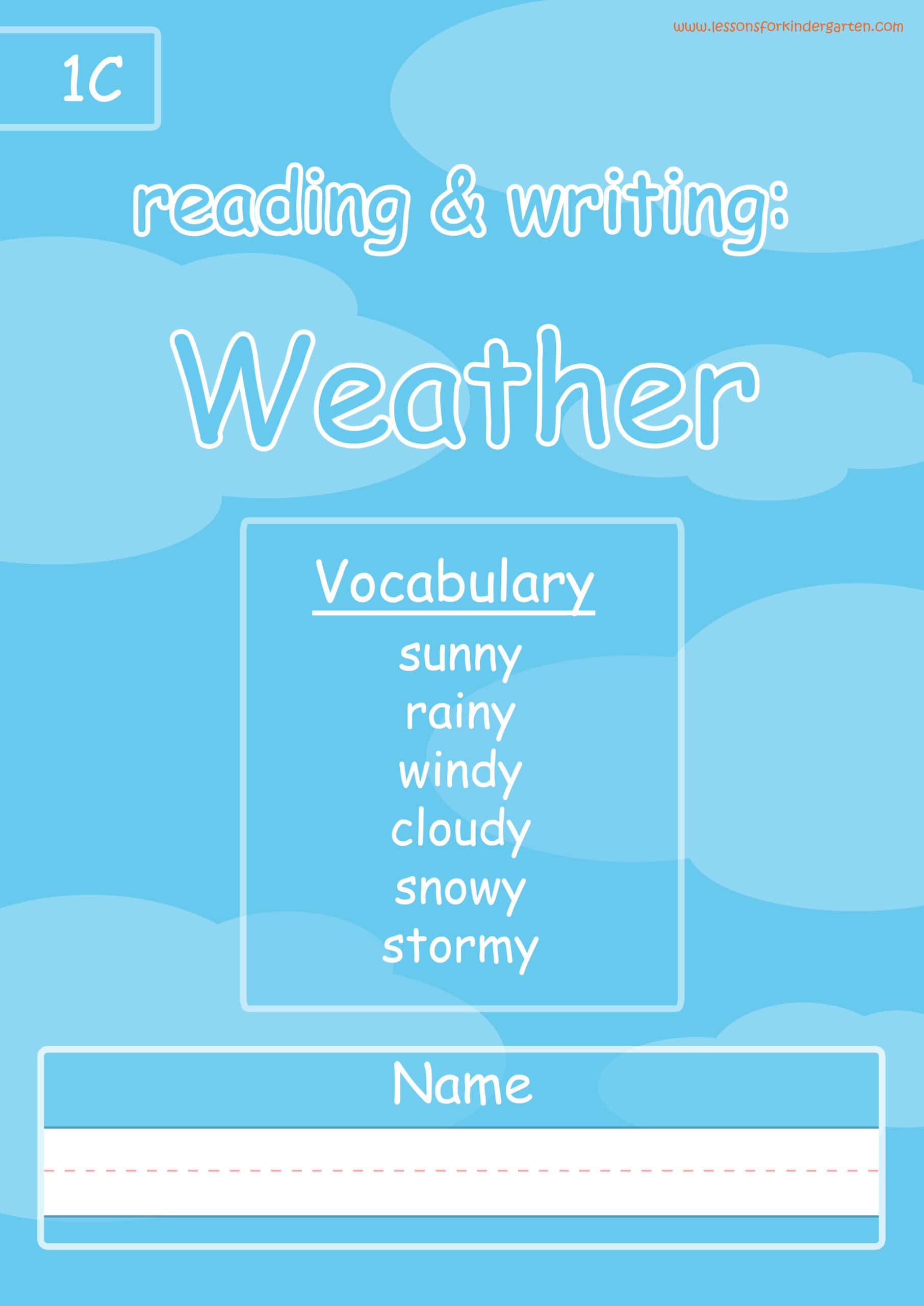 FREE Weather Worksheets